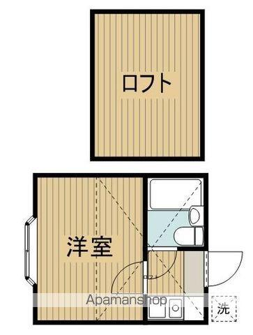 アミューズ大和(1K/2階)の間取り写真