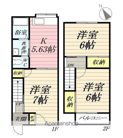 寿町セントラルハイツ(3K)の間取り写真