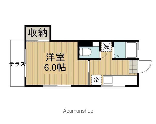 コーポイズミ(1K/1階)の間取り写真