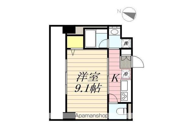 KDXレジデンス千葉中央イースト(1K/5階)の間取り写真