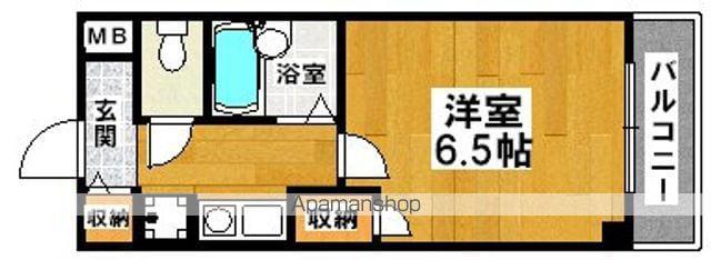 ノアーナ堺東(1K/3階)の間取り写真