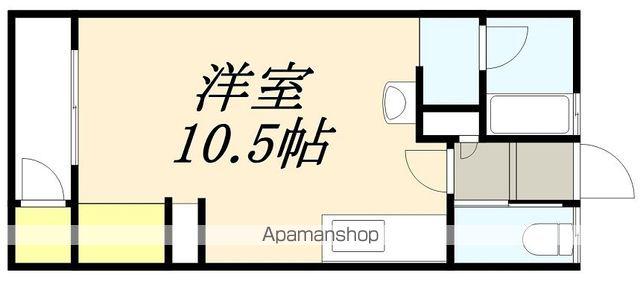 RINO-FINE本通Ⅲ(ワンルーム/2階)の間取り写真