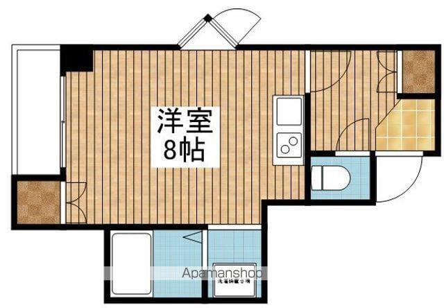 フルーレゾン(ワンルーム/6階)の間取り写真