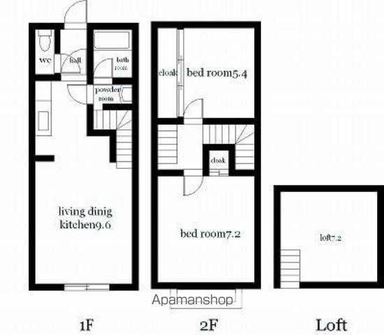 グリーンゲイブルズ(2SLDK/1階)の間取り写真