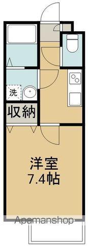 シェルグランデ東口(1K/14階)の間取り写真