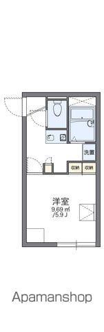 レオパレスヴィラ一ツ橋(1K/2階)の間取り写真