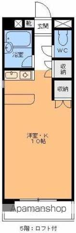 サン・レオン二番館(ワンルーム/5階)の間取り写真