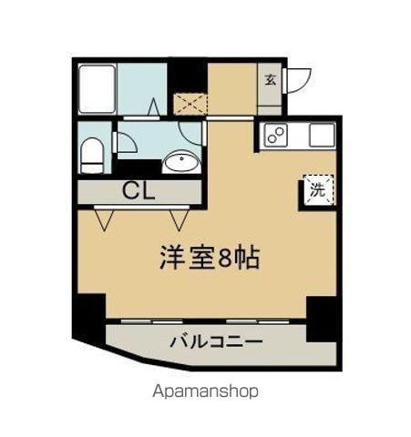フローレンス21(ワンルーム/5階)の間取り写真