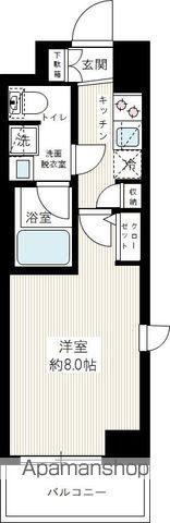 MAXIV上板橋AZ(1K/7階)の間取り写真
