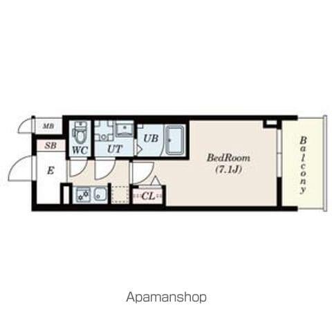 S-RESIDENCE一宮駅前(1K/12階)の間取り写真