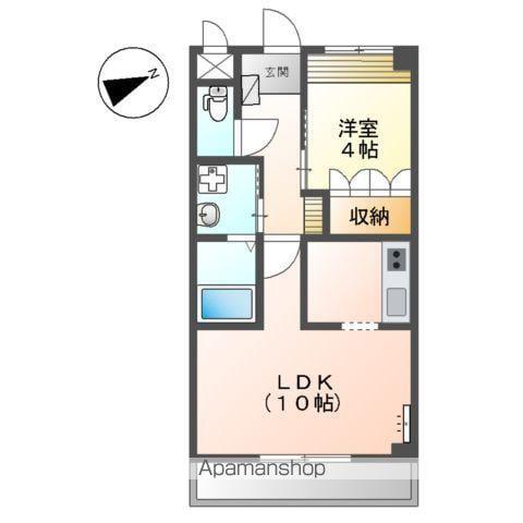 レマーレ(1LDK/2階)の間取り写真