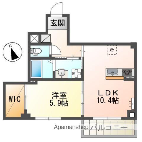千葉市中央区2丁目店舗マンション(1LDK/3階)の間取り写真