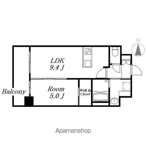 プレサンス太閤通ファシール(1LDK/10階)の間取り写真