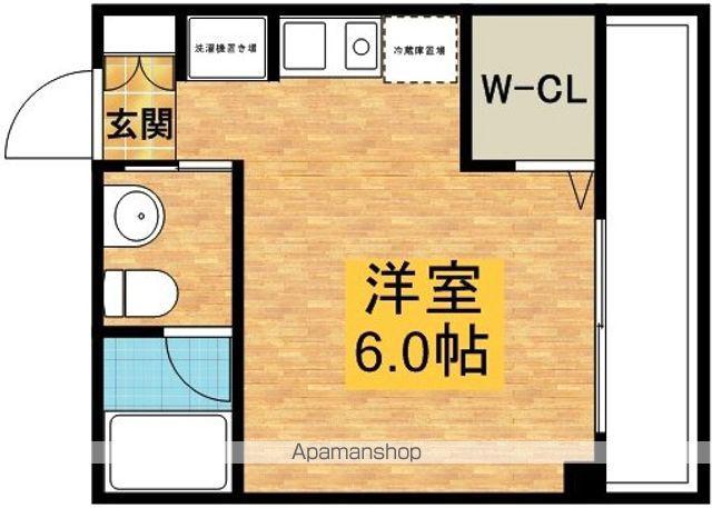 ベアーレ(ワンルーム/3階)の間取り写真