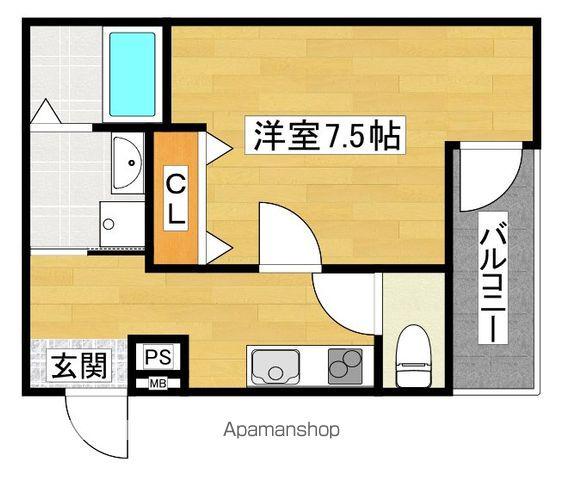 フジパレス堺南長尾7番館(1K/2階)の間取り写真