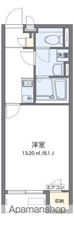 クレイノBUZEN(1K/1階)の間取り写真