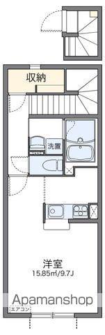 レオネクスト駒場公園(1K/2階)の間取り写真