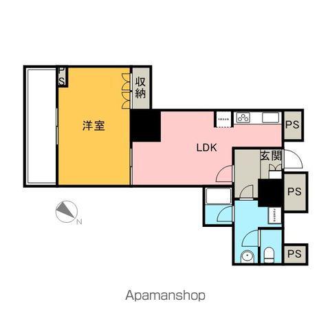 THE TOKYO TOWERS MIDTOWER(1LDK/27階)の間取り写真
