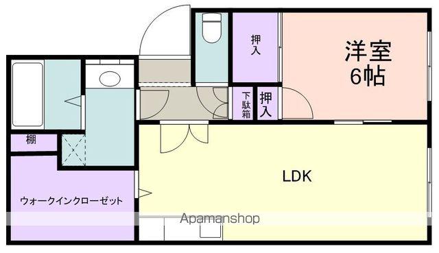 コープU5(1SLDK/2階)の間取り写真