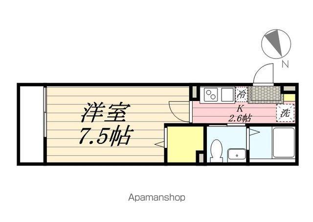 ソラリス(1K/3階)の間取り写真