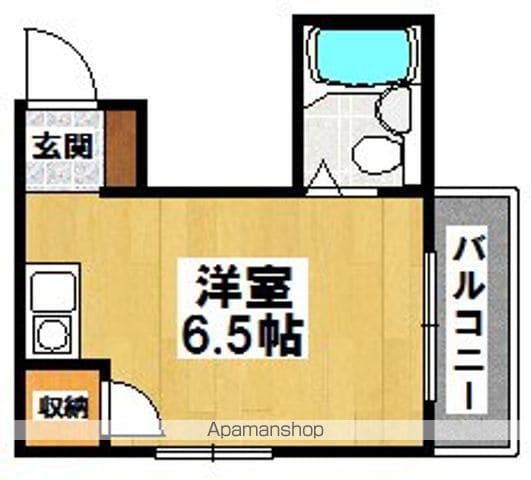 ヴィラ平成(ワンルーム/5階)の間取り写真