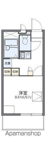 レオパレスカトレア(1K/2階)の間取り写真