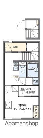 レオパレスストリームⅡ(1K/2階)の間取り写真