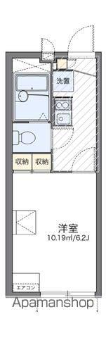 レオパレスイーストⅡ(1K/1階)の間取り写真