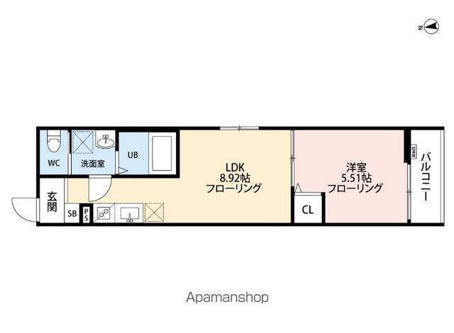 立川セイワレジデンスⅡ(1LDK/3階)の間取り写真