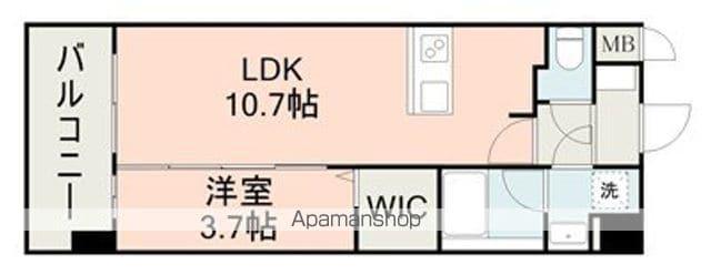ELGRAND菊陽Ⅱ(1LDK/8階)の間取り写真