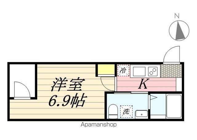INFINITY DREAM(1K/3階)の間取り写真
