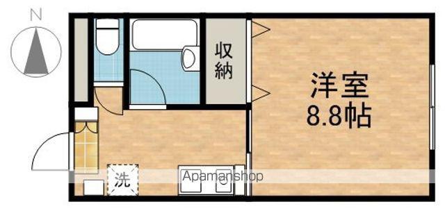 サンプローチ(1K/2階)の間取り写真