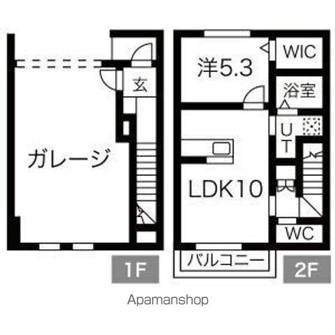 PERGOLA(1LDK/1階)の間取り写真