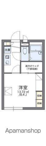 レオパレスTKNⅡ(1K/1階)の間取り写真