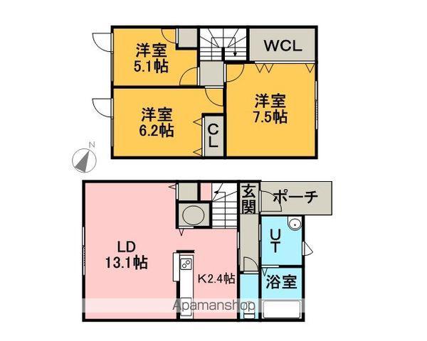 シャーメゾンフェルム(3LDK)の間取り写真