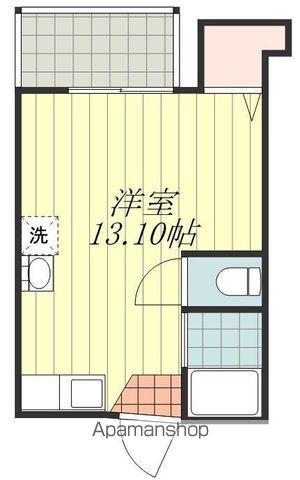 パークハイツ野本(ワンルーム/4階)の間取り写真