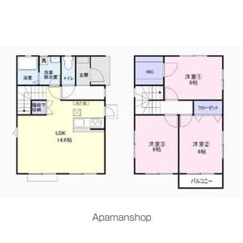 北陸新幹線 佐久平駅 徒歩50分 2階建 築11年(3LDK)の間取り写真
