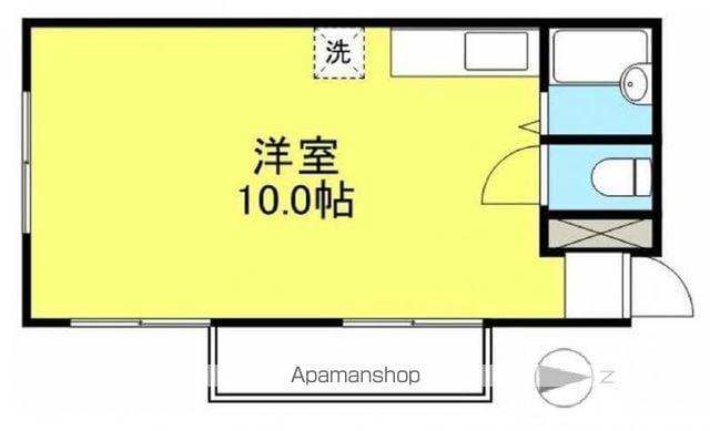 浅田ビル(ワンルーム/2階)の間取り写真