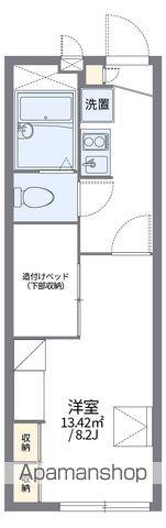 レオパレスセフティ半田(1K/2階)の間取り写真