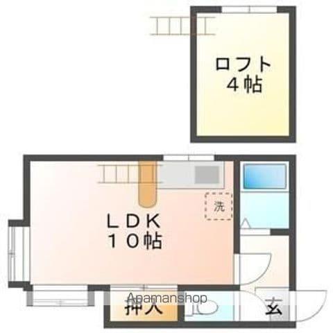 AMS新札幌Ⅱ(1LDK/3階)の間取り写真
