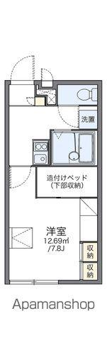 レオパレスドエール34(1K/1階)の間取り写真