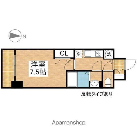 エスリード大須プレシア(1K/13階)の間取り写真