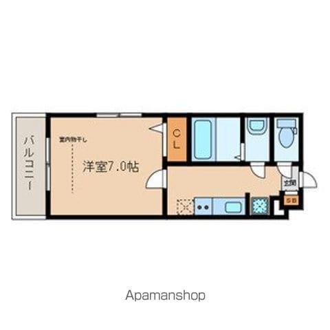 ASPIRANT(1K/3階)の間取り写真