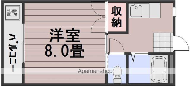 コープ・エスポワールⅠ(1K/2階)の間取り写真