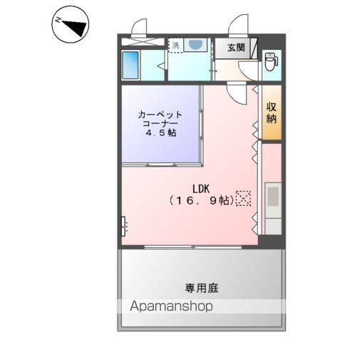 コンフォース21(1LDK/1階)の間取り写真