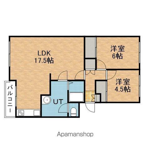 ラポレール楓(2LDK/5階)の間取り写真