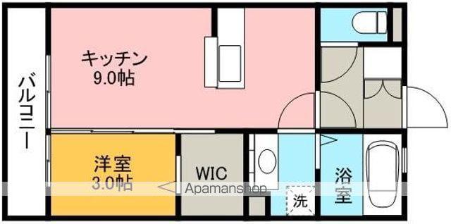 パレス丹波参番館(1LDK/1階)の間取り写真