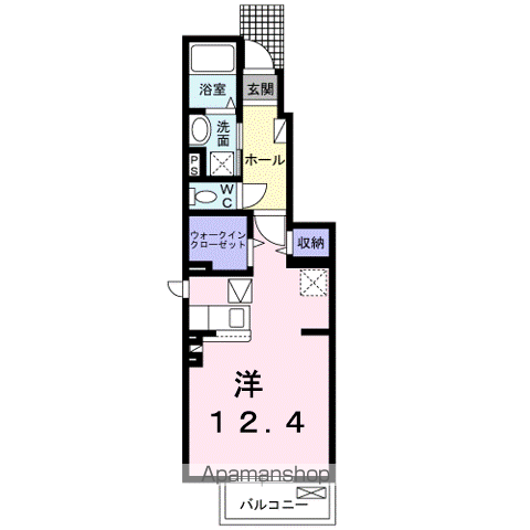 坂本3丁目アパート(ワンルーム/1階)の間取り写真
