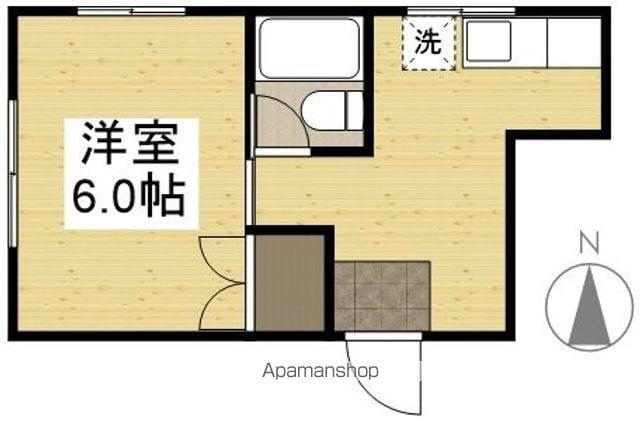 大井ビル(1K/3階)の間取り写真