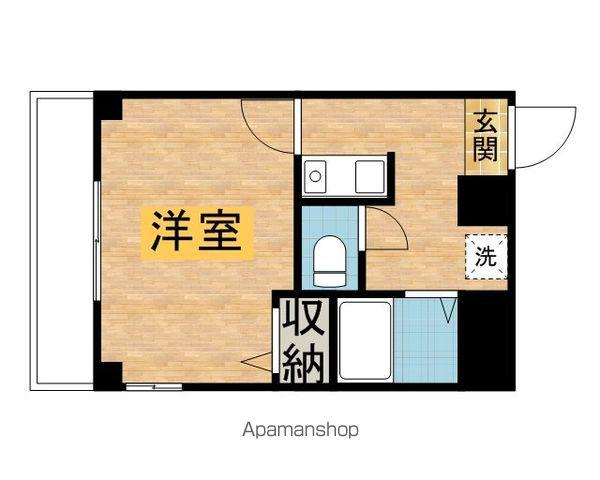 レジデンスSUDA(1K/2階)の間取り写真